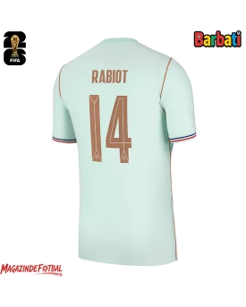 Franța Adrien Rabiot #14 Tricou Fotbal Replică Mondial 2026 Barbati Deplasare